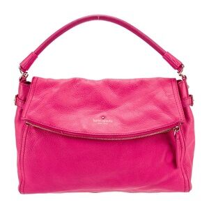 Rare Kate Spade Cobble Hill Minka handbag in a vibrant hot pink/fuchsia color